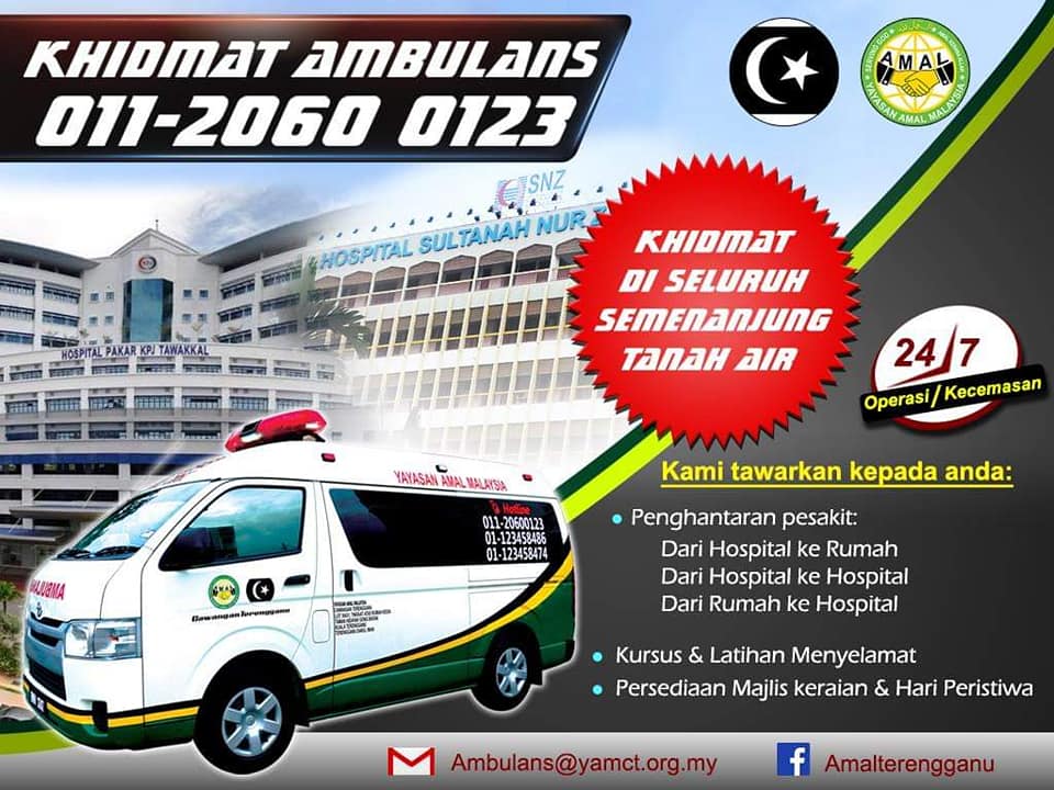 Ambulans Percuma Terbaik di Kuala Terengganu – Perkhidmatan Kecemasan Cepat & Selamat