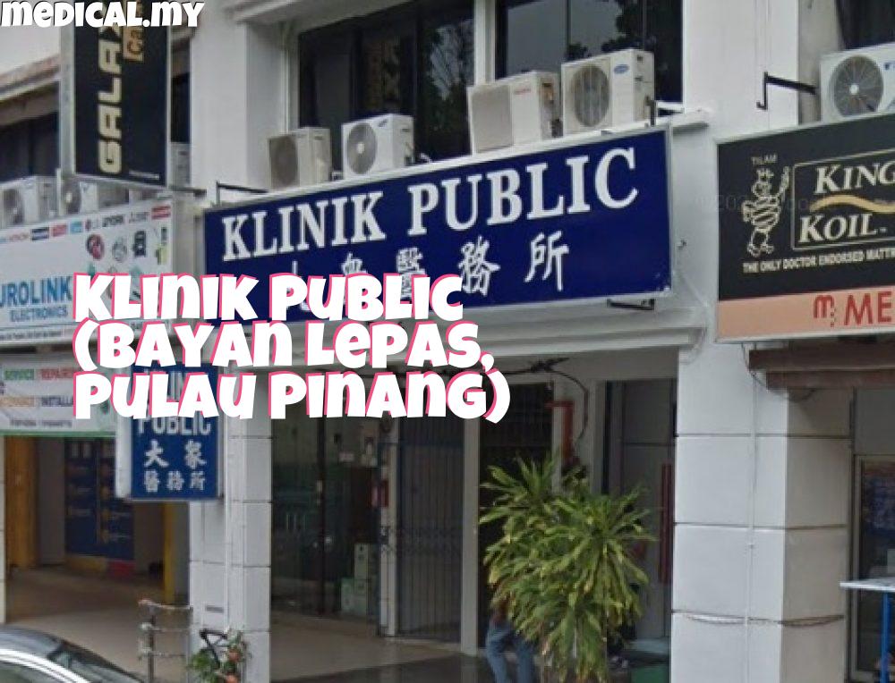Gambar Klinik Public: Perkhidmatan Kesihatan Awam Berkualiti