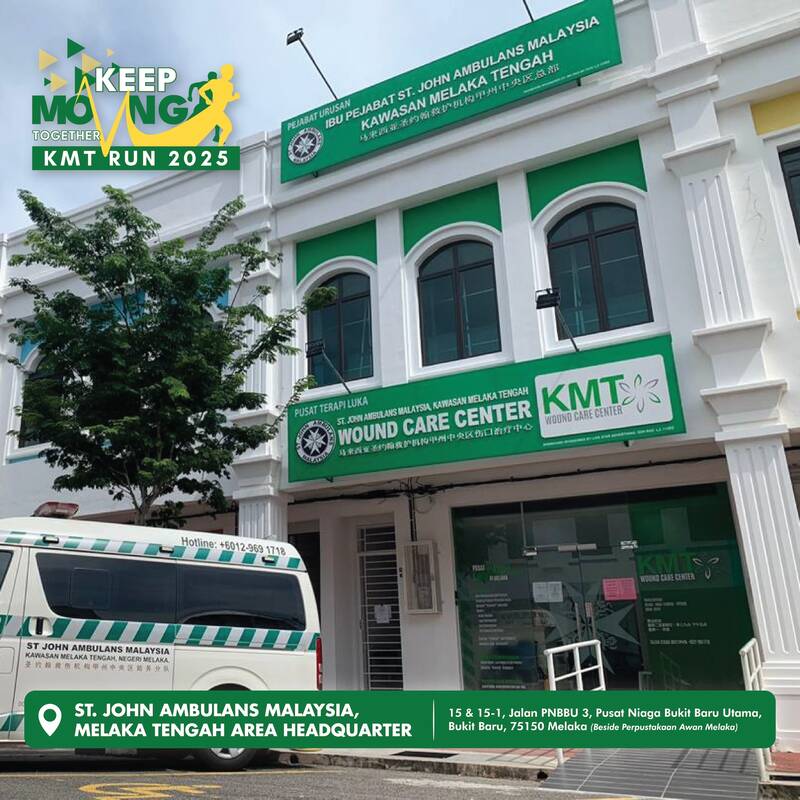 Pusat Operasi St. John Ambulans Malaysia di Melaka Tengah – Gambar Staf dan Fasilitas
