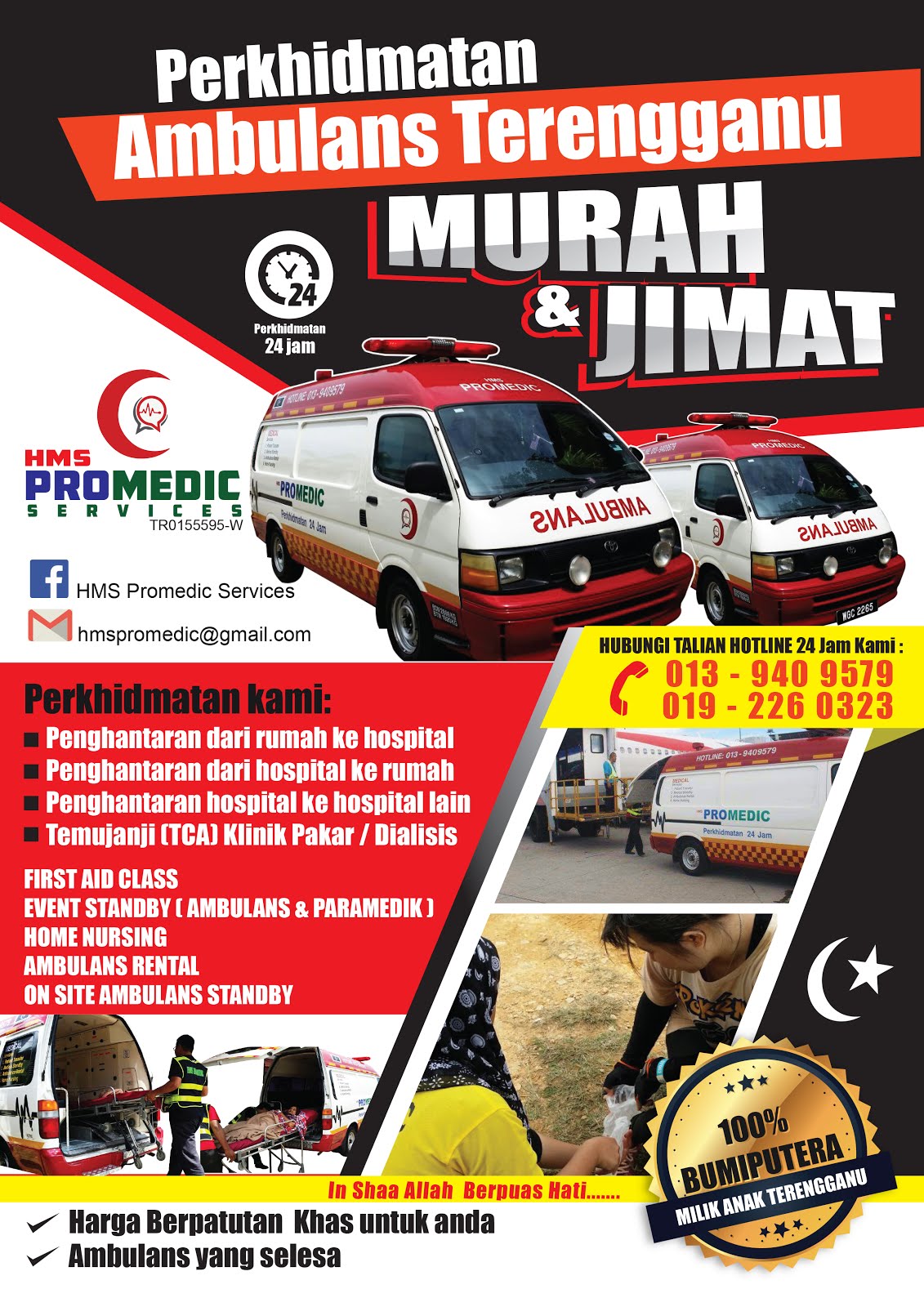 Ambulans Murah Terengganu – Harga Terbaik, Kualiti Tinggi & Perkhidmatan Cepat